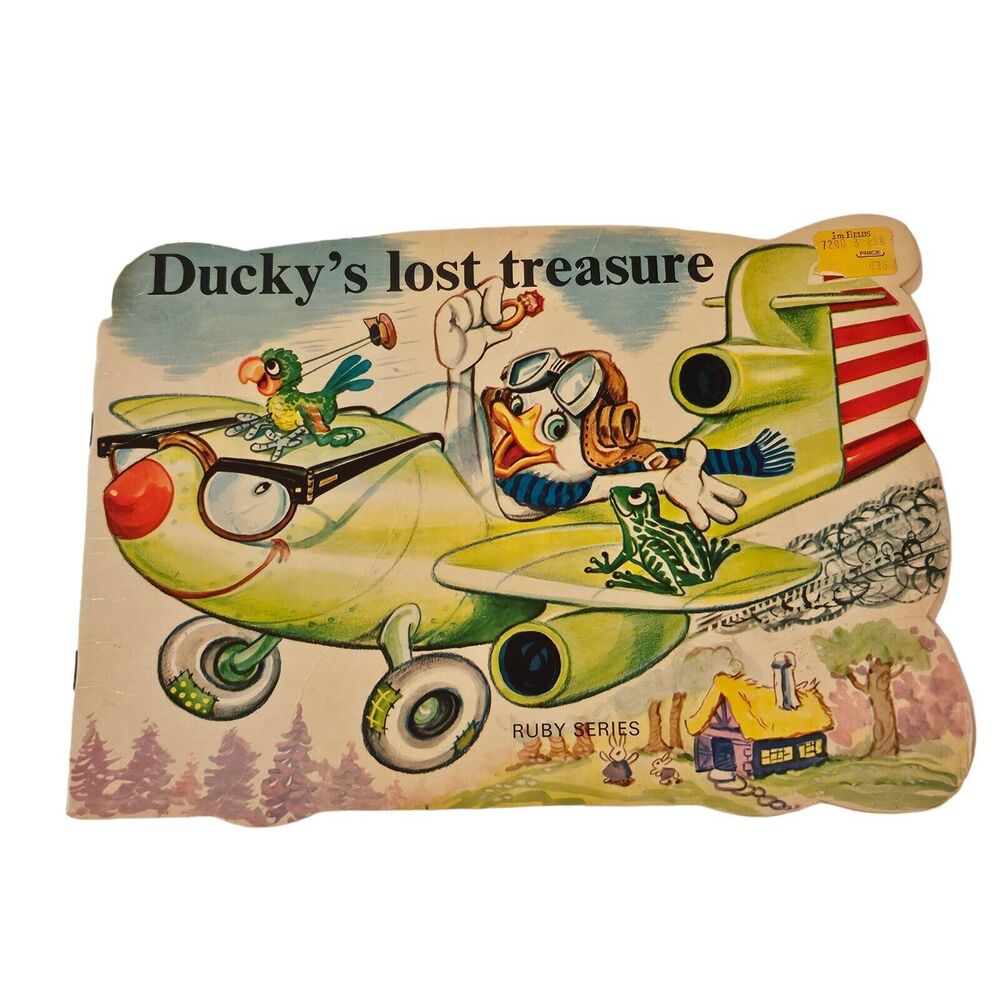 Ducky's Lost Treasure Vintage 1973 Ruby Series Children's Book